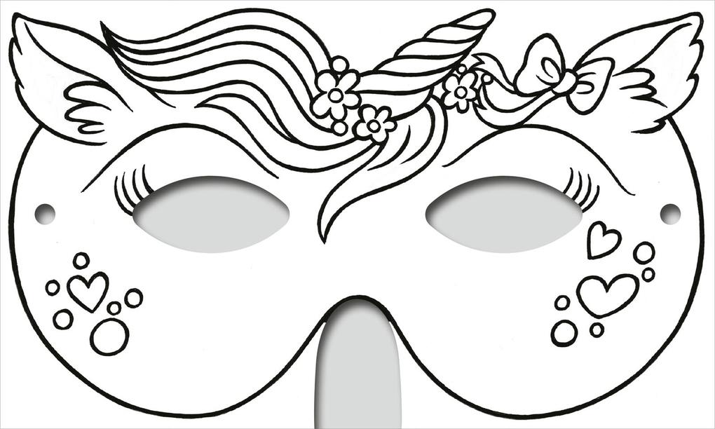 Weitere Ansicht: Zauberhafte Masken zum Ausmalen