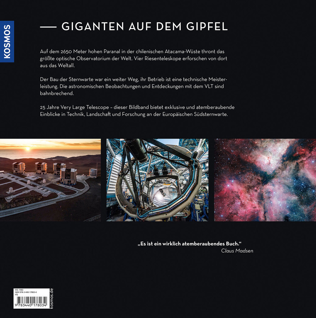 Weitere Ansicht: Very Large Telescope | Gerhard Hüdepohl