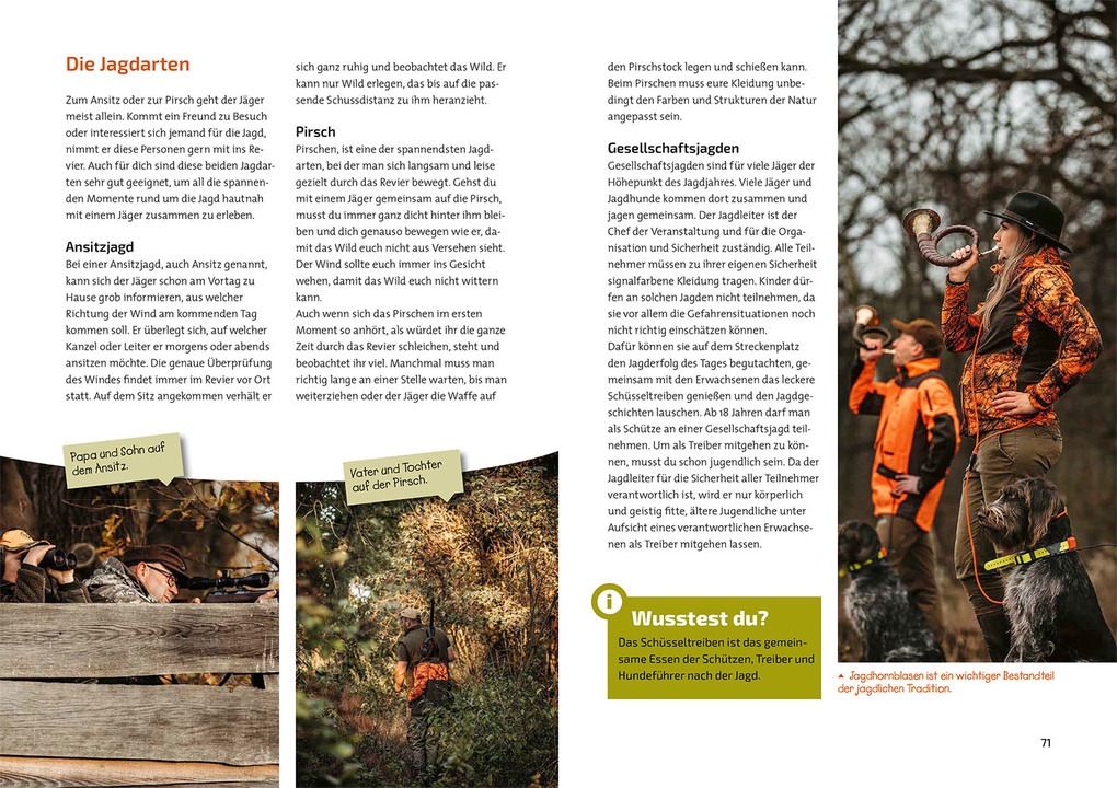 Weitere Ansicht: Das Jagdbuch für Kids | Inga Haase, Katharina Giffei