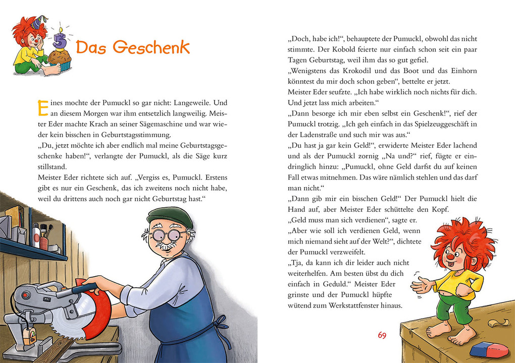 Weitere Ansicht: Pumuckl. Geburtstags-Geschichten | Uli Leistenschneider, Ellis Kaut