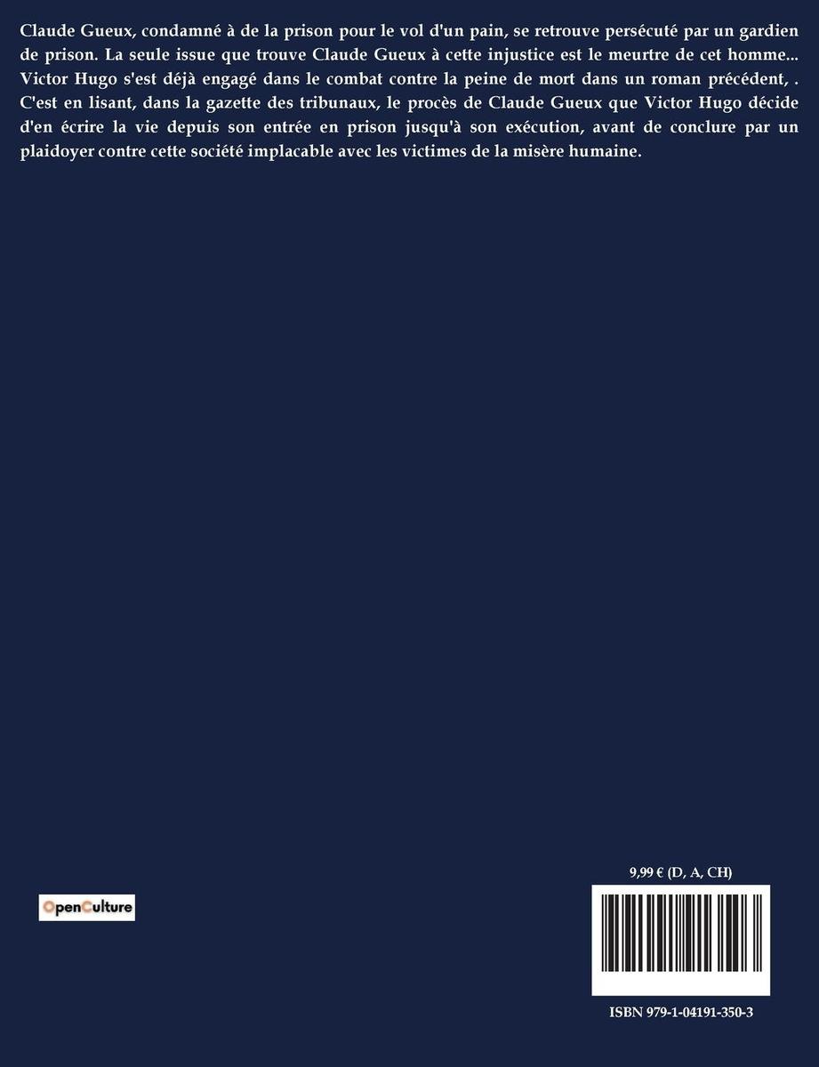 Weitere Ansicht: Claude Gueux | Victor Hugo