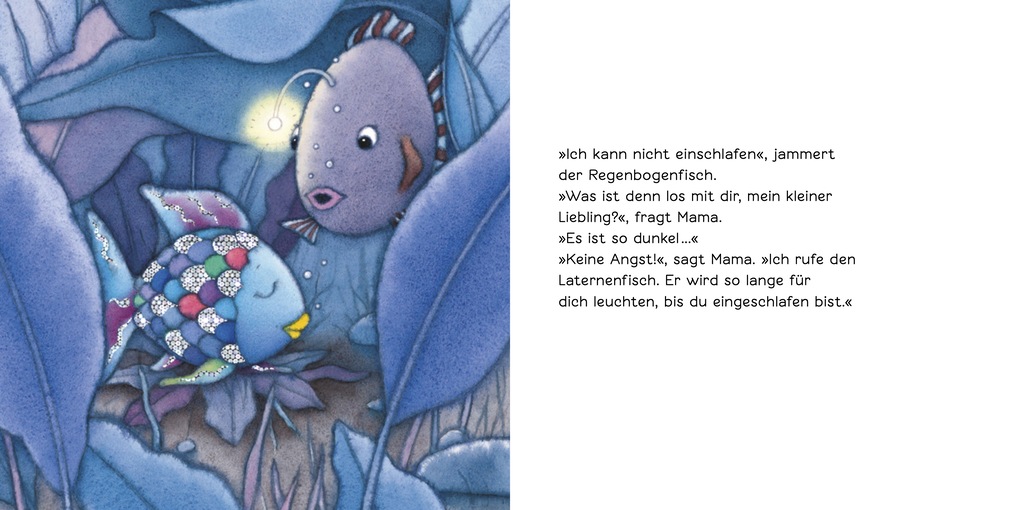 Weitere Ansicht: Schlaf gut, kleiner Regenbogenfisch (kleine Pappe) | Marcus Pfister