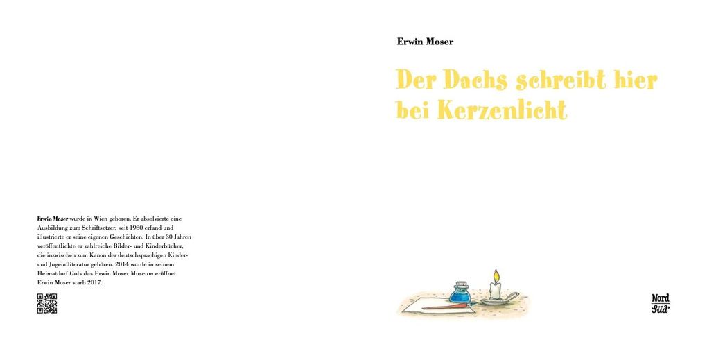 Weitere Ansicht: Der Dachs schreibt hier bei Kerzenlicht | Erwin Moser