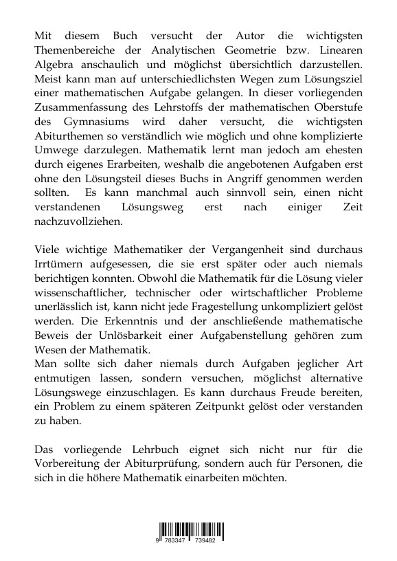 Weitere Ansicht: Mathematik-Abitur Band 2 | Reinhold Goldmann