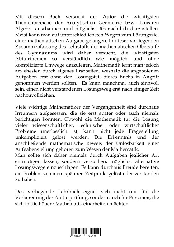 Weitere Ansicht: Mathematik-Abitur Band 2 | Reinhold Goldmann