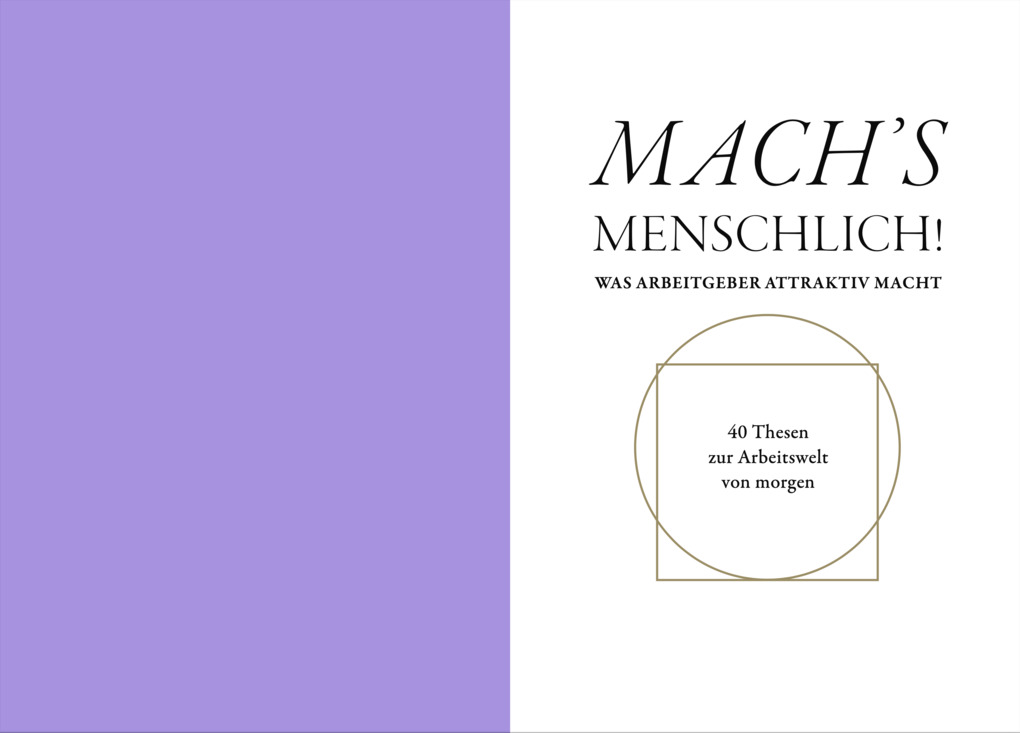 Weitere Ansicht: MACH'S MENSCHLICH! | Samir Ayoub