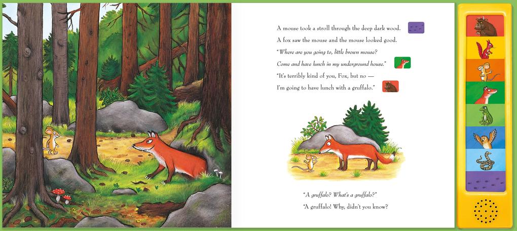 Weitere Ansicht: The Gruffalo: A Noisy Storybook | Julia Donaldson