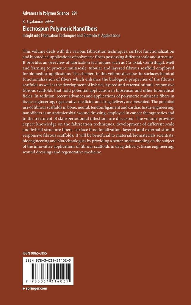 Weitere Ansicht: Electrospun Polymeric Nanofibers