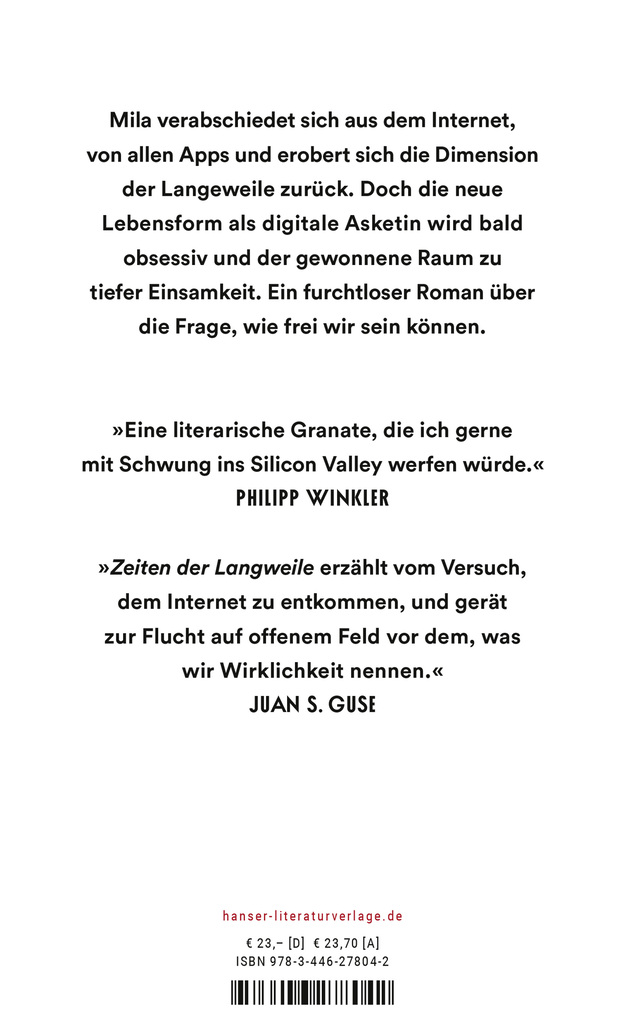 Weitere Ansicht: Zeiten der Langeweile | Jenifer Becker