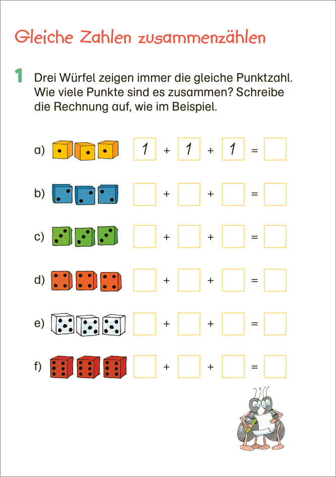 Weitere Ansicht: Fit für Mathe 1. Klasse. Mein 5-Minuten-Block | Werner Zenker