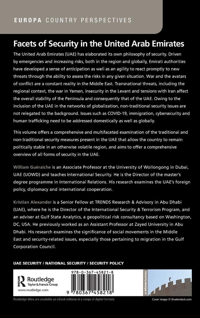 Weitere Ansicht: Facets of Security in the United Arab Emirates