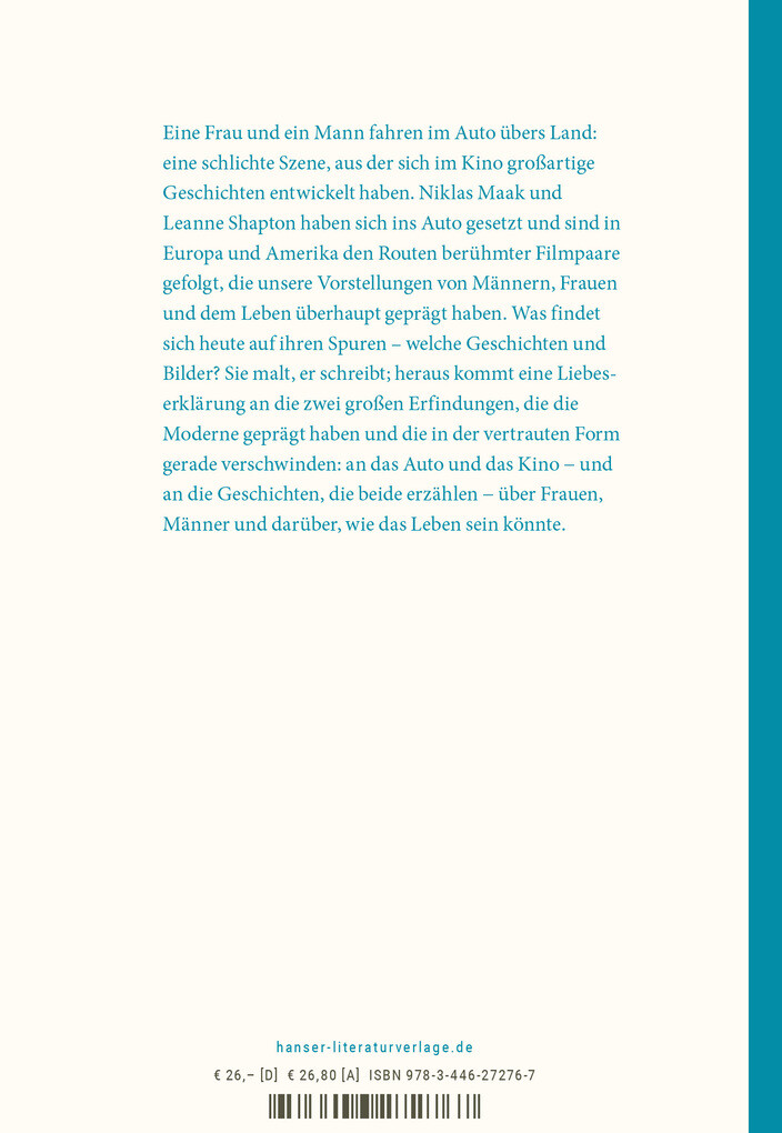 Weitere Ansicht: Eine Frau und ein Mann | Niklas Maak, Leanne Shapton