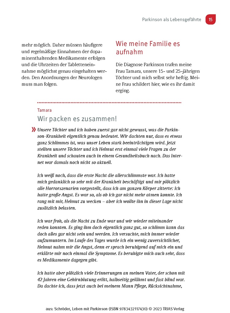 Weitere Ansicht: Leben mit Parkinson | Helmut Schröder