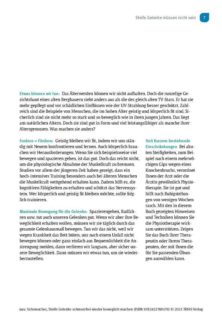 Weitere Ansicht: Steife Gelenke schmerzfrei wieder beweglich machen | Jochen Schomacher