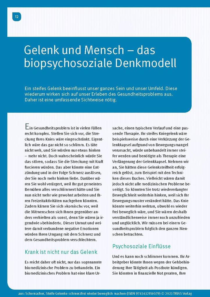Weitere Ansicht: Steife Gelenke schmerzfrei wieder beweglich machen | Jochen Schomacher