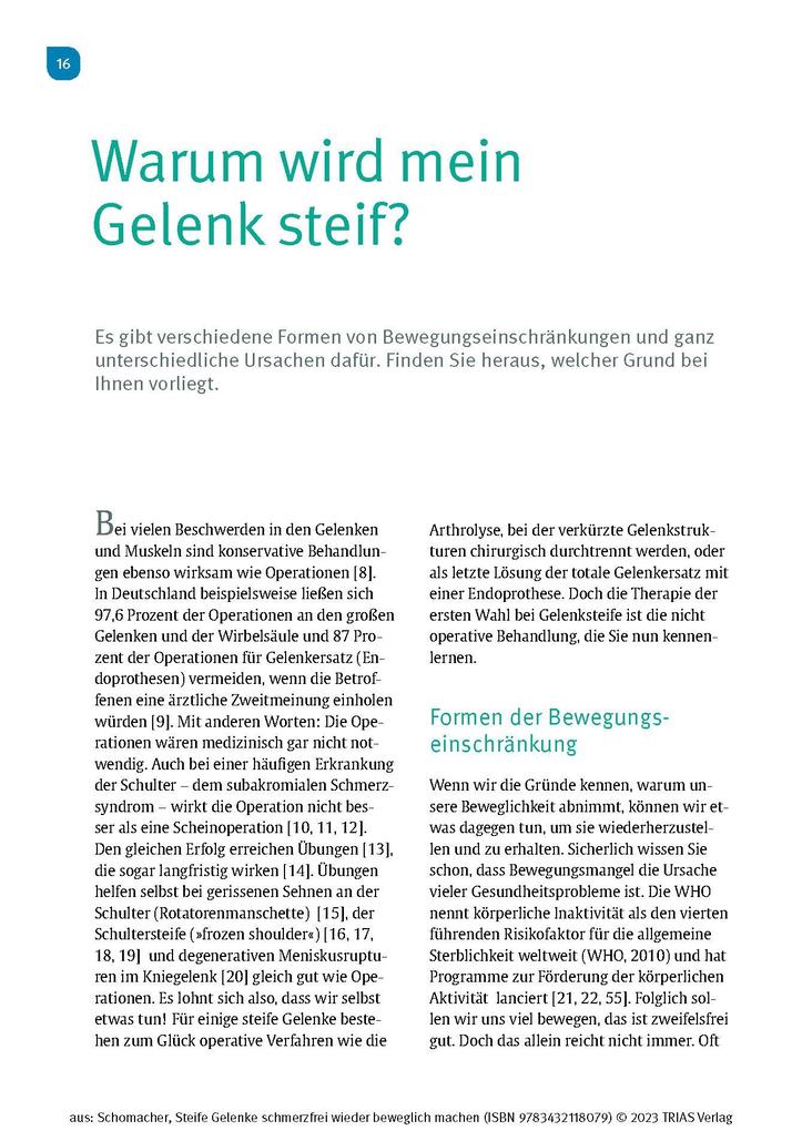 Weitere Ansicht: Steife Gelenke schmerzfrei wieder beweglich machen | Jochen Schomacher