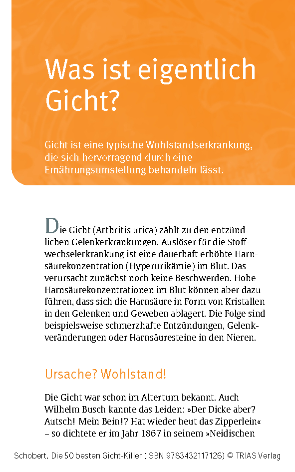 Weitere Ansicht: Die 50 besten Gicht-Killer | Astrid Schobert