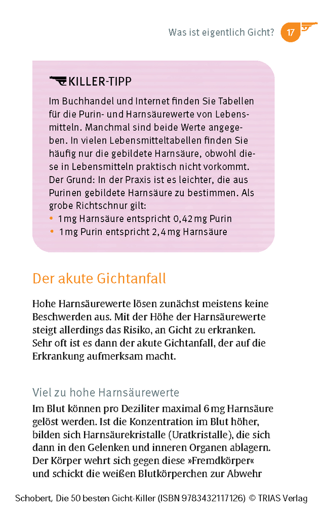 Weitere Ansicht: Die 50 besten Gicht-Killer | Astrid Schobert