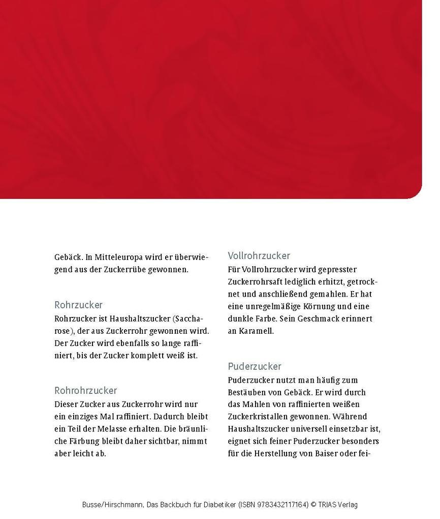 Weitere Ansicht: Das Backbuch für Diabetiker | Claudia Busse, Katja Hirschmann