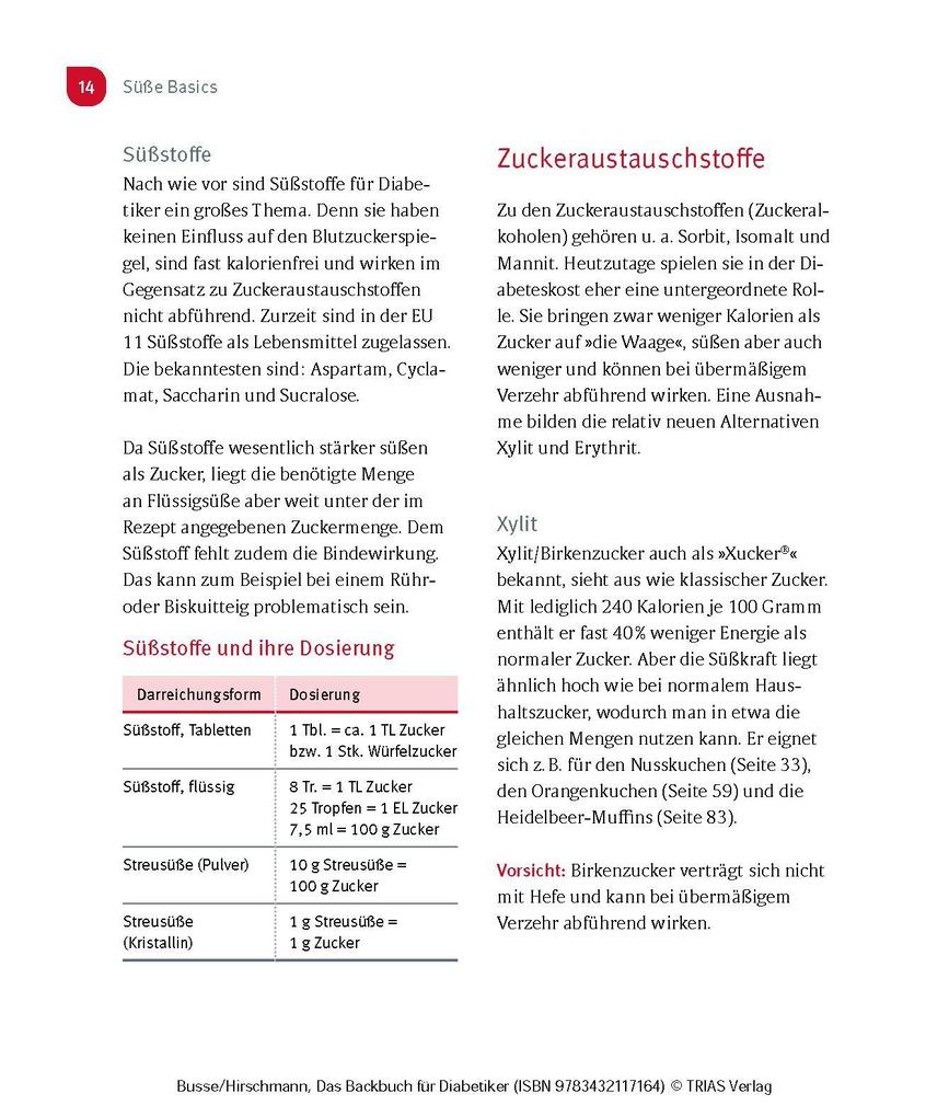Weitere Ansicht: Das Backbuch für Diabetiker | Claudia Busse, Katja Hirschmann
