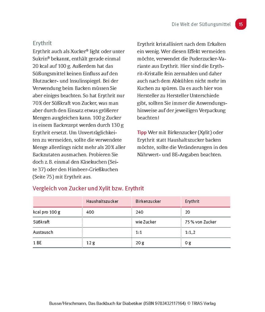 Weitere Ansicht: Das Backbuch für Diabetiker | Claudia Busse, Katja Hirschmann