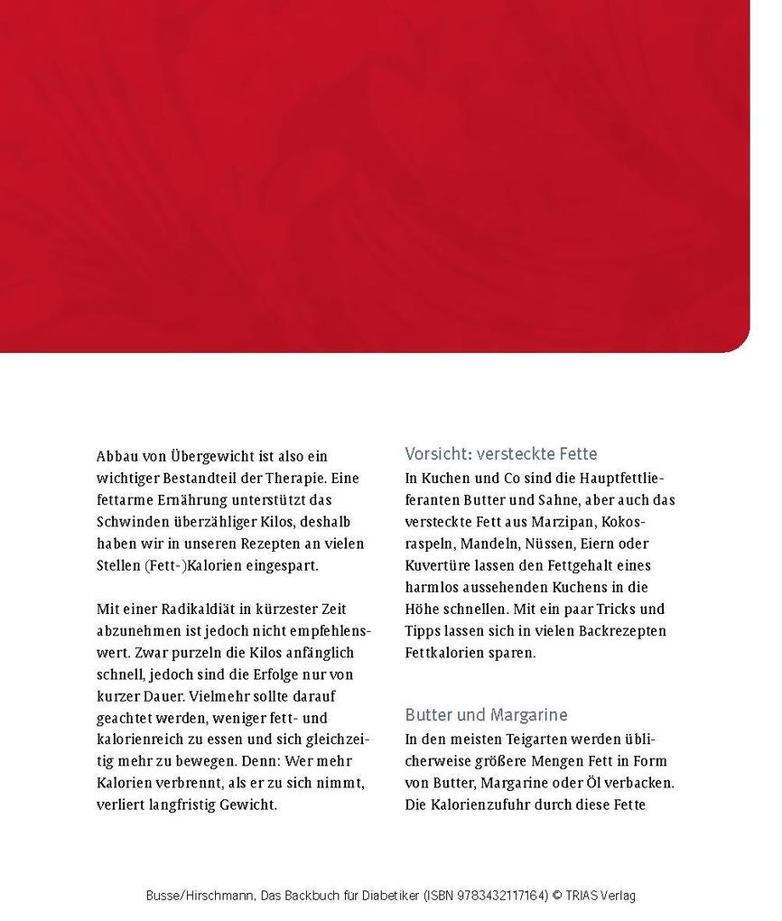 Weitere Ansicht: Das Backbuch für Diabetiker | Claudia Busse, Katja Hirschmann