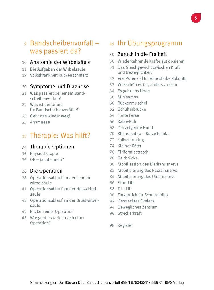 Weitere Ansicht: Der Rücken-Doc: Bandscheibenvorfall | Patrick Simons, Arndt Fengler