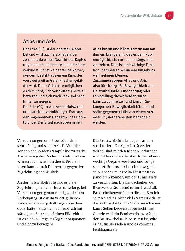 Weitere Ansicht: Der Rücken-Doc: Bandscheibenvorfall | Patrick Simons, Arndt Fengler