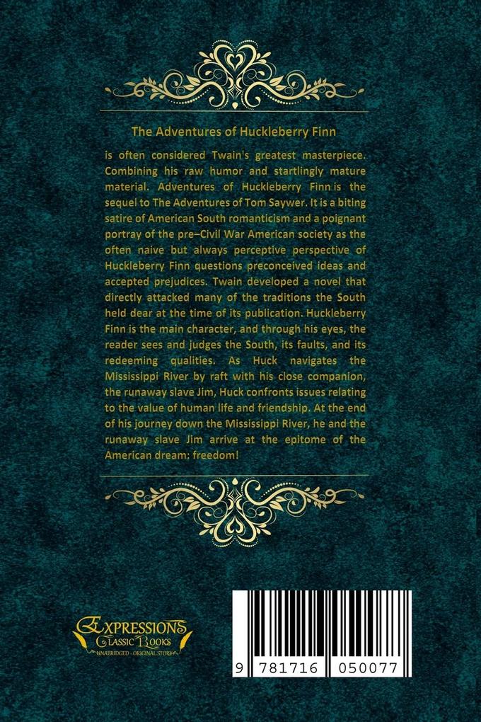 Weitere Ansicht: Adventures of Huckleberry Finn | Mark Twain, Expressions Classic Books