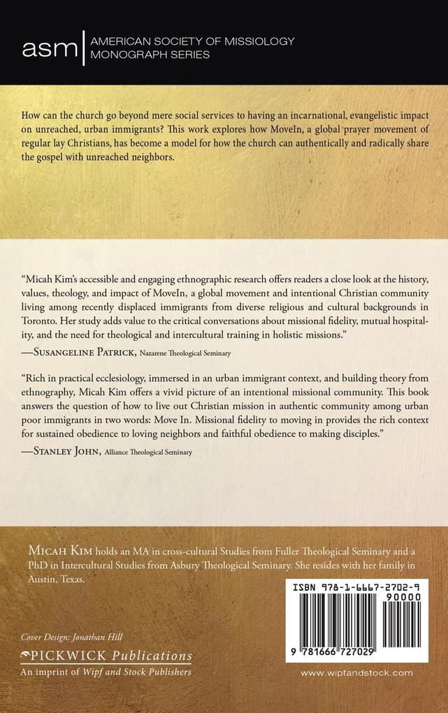 Weitere Ansicht: Missional Fidelity of MoveIn | Micah Kim