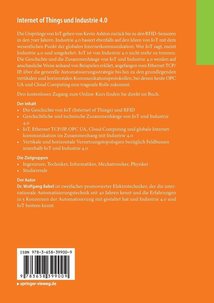 Weitere Ansicht: Internet of Things und Industrie 4.0 | Wolfgang Babel