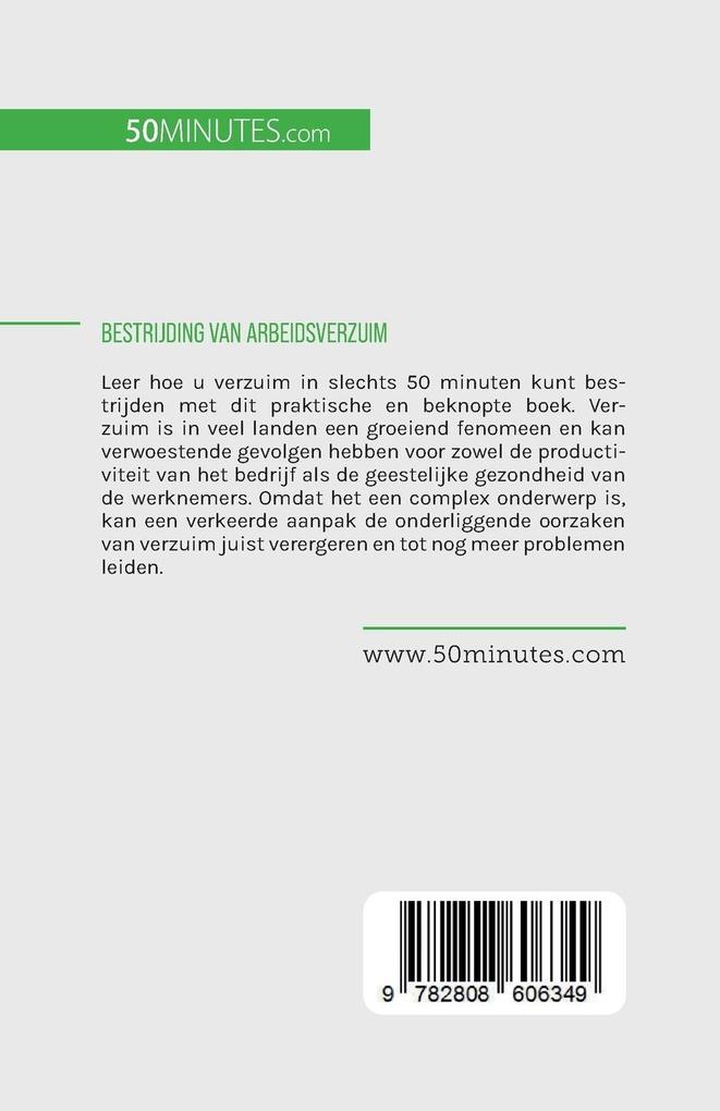 Weitere Ansicht: Bestrijding van arbeidsverzuim | Thierry Gondeaux
