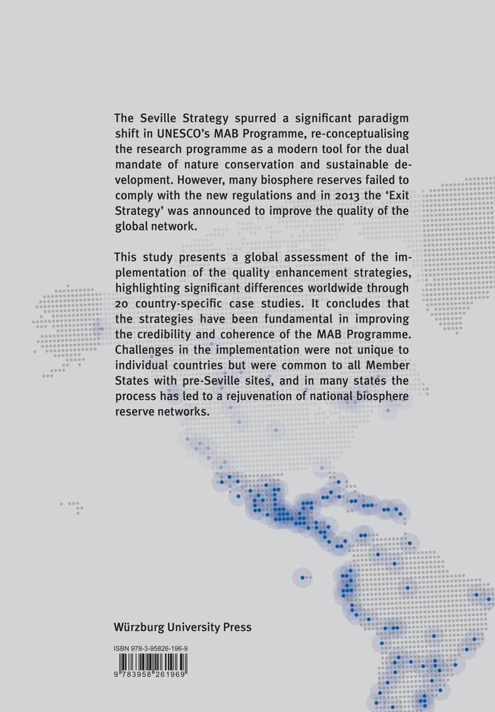 Weitere Ansicht: Global assessment of recent UNESCO Biosphere Reserve quality enhancement strategies and interlinkages with other UNESCO labels | Manuel Engelbauer