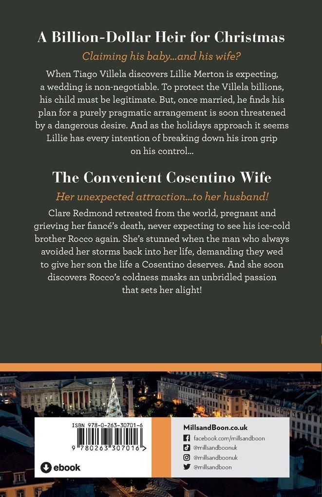 Weitere Ansicht: A Billion-Dollar Heir For Christmas / The Convenient Cosentino Wife | Caitlin Crews, Jane Porter