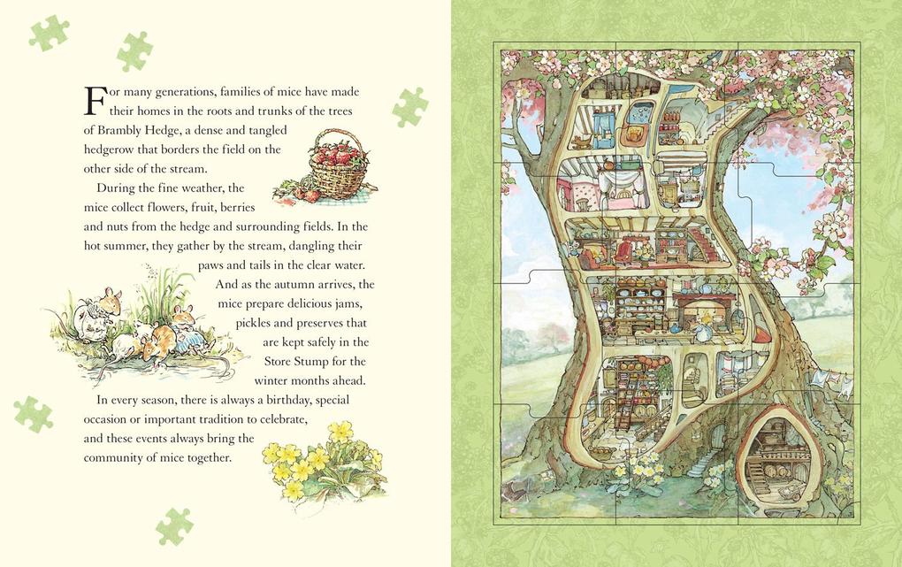 Weitere Ansicht: The Brambly Hedge Jigsaw Book | Jill Barklem