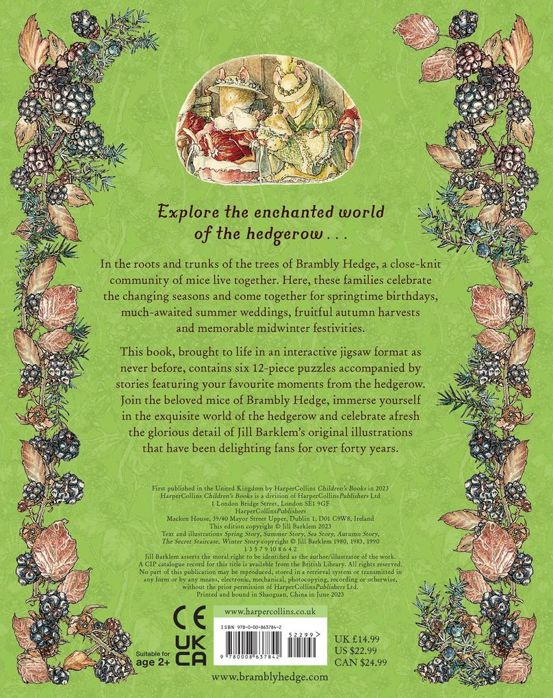 Weitere Ansicht: The Brambly Hedge Jigsaw Book | Jill Barklem