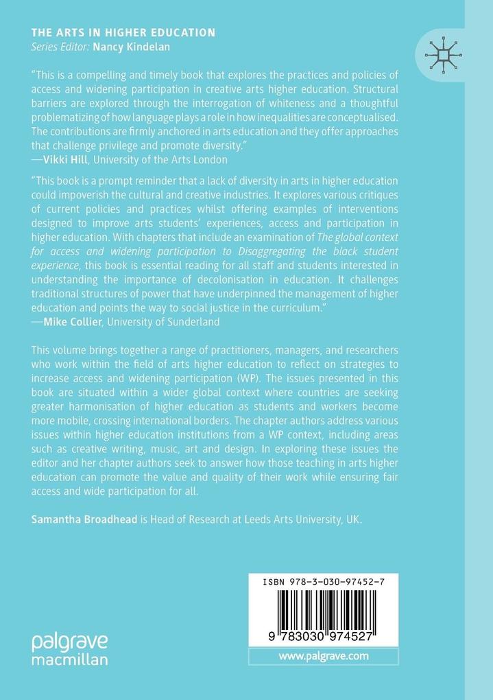 Weitere Ansicht: Access and Widening Participation in Arts Higher Education