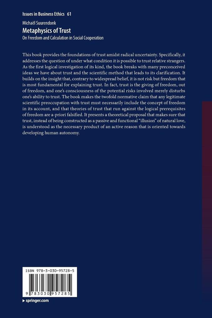 Weitere Ansicht: Metaphysics of Trust | Michaël Suurendonk