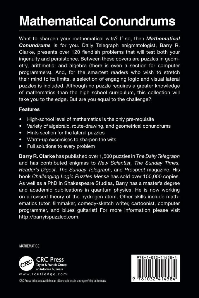 Weitere Ansicht: Mathematical Conundrums | Barry R. Clarke