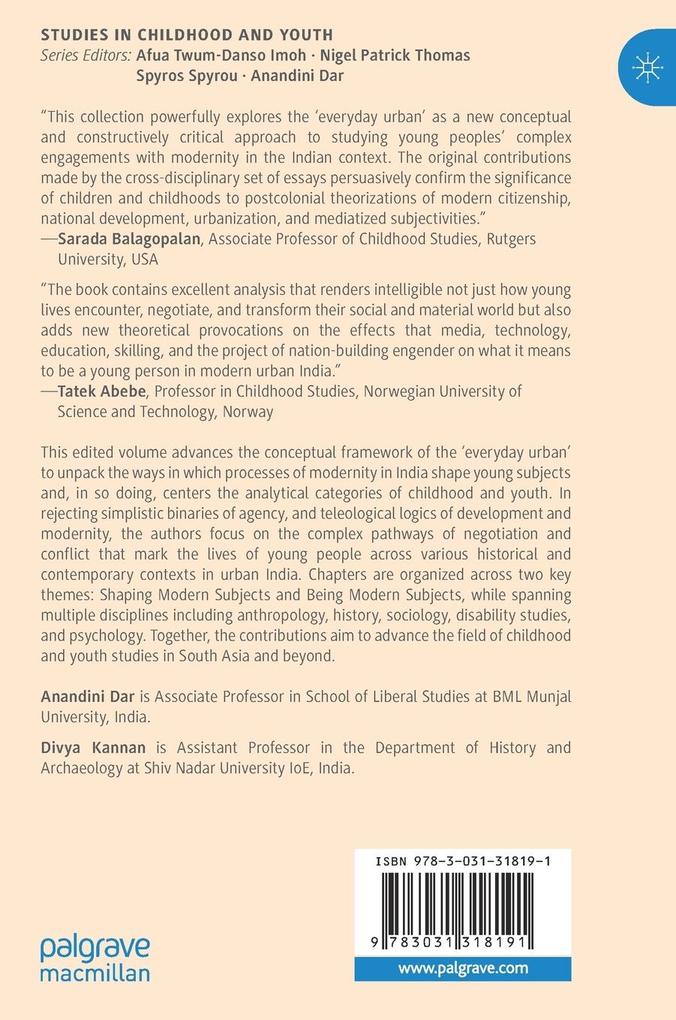 Weitere Ansicht: Childhood and Youth in India