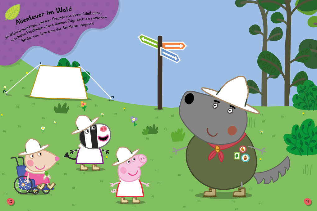 Weitere Ansicht: Peppa Pig Mein Stickerbuch Anziehen mit Peppa | Schwager & Steinlein Verlag