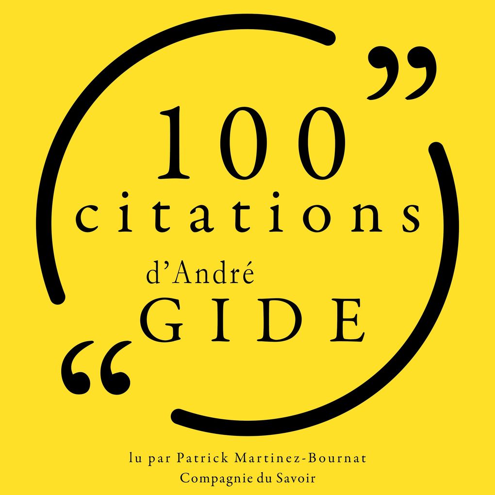 Produktbild: 100 citations d'André Gide | André Gide