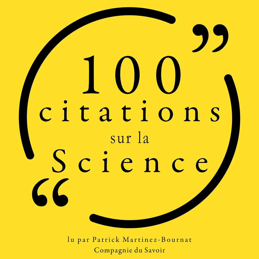 Produktbild: 100 citations sur la science | Various