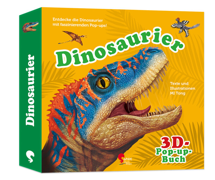 Produktbild: Dinosaurier 3D-Pop-up-Buch | Mi Tong