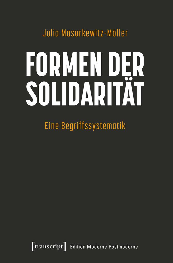 Produktbild: Formen der Solidarität | Julia Masurkewitz-Möller