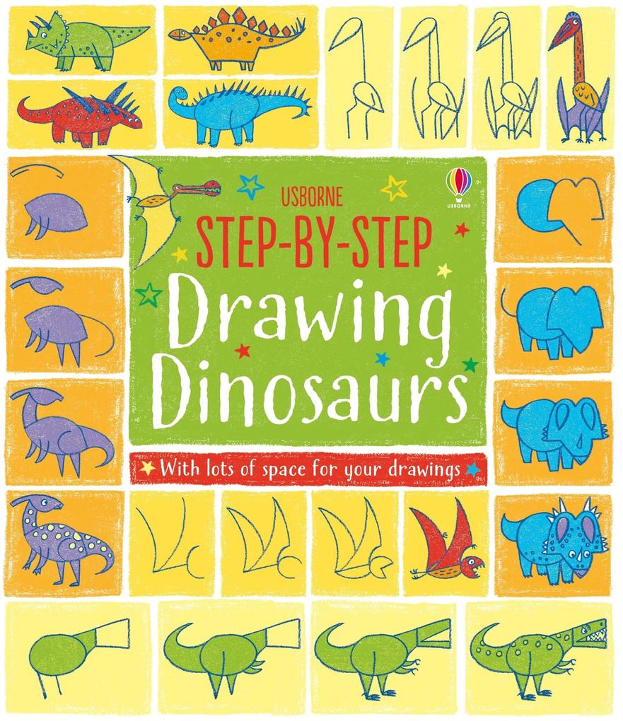 Produktbild: Step-By-Step Drawing Dinosaurs | Fiona Watt