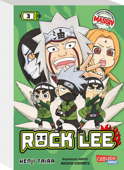 Produktbild: Rock Lee Massiv 3 | Masashi Kishimoto, Kenji Taira