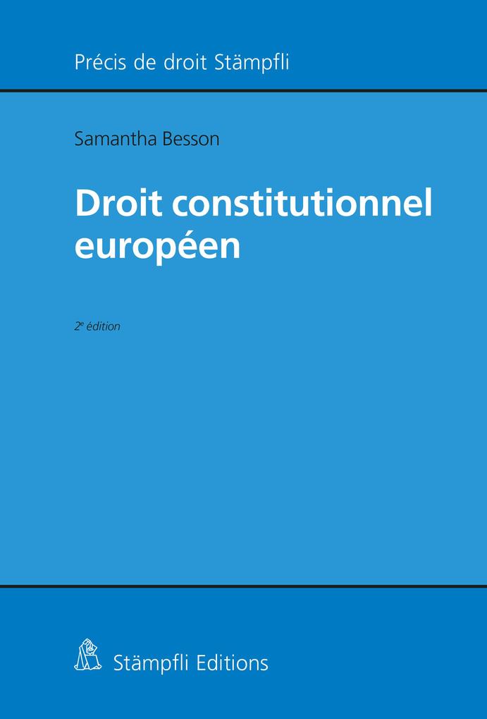 Produktbild: Droit constitutionnel européen | Besson
