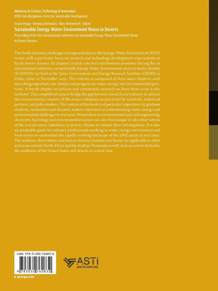 Weitere Ansicht: Sustainable Energy-Water-Environment Nexus in Deserts