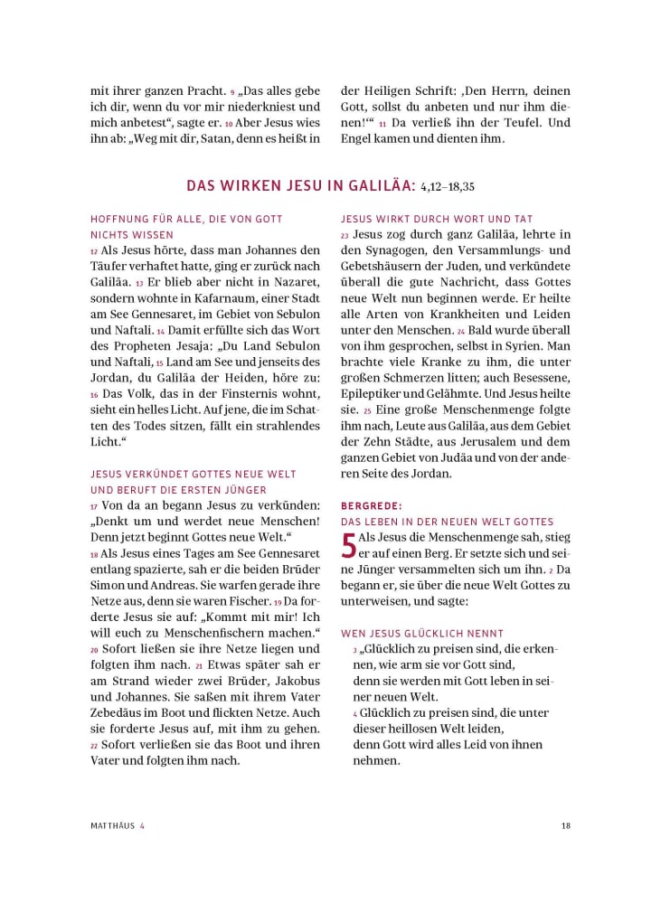 Weitere Ansicht: Das neue Testament. Übertragen in die Sprache unserer Zeit. Blaue Ausgabe